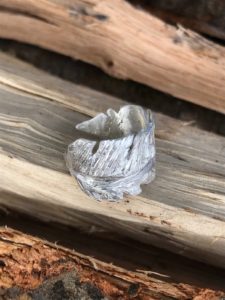 Floating Feather Ring